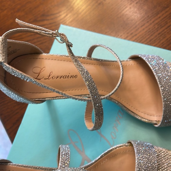 Silver Sparkle Dress Shoes - Picture 5 of 6